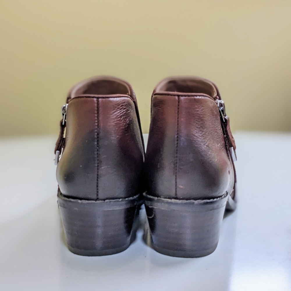 Vionic Jolene Ankle Boot Mocha Brown Leather. Size 5 - Picture 16 of 16